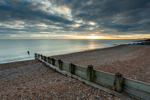 Winter on Shoreham Beach.