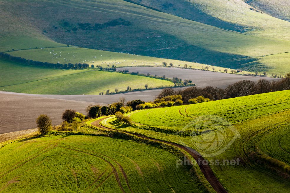 Autumn in the West Sussex countryside. Depth in landscape photographs.